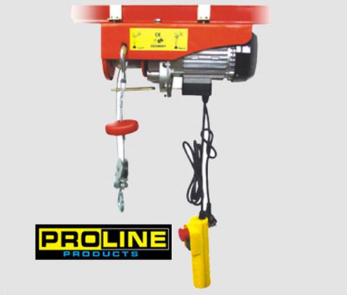 New 880lb electric motor overhead garage hoist crane lift w/emergency stop for sale