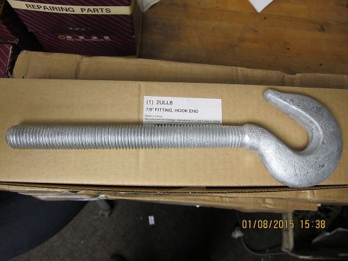 7/8” thread x 12” galv. turnbuckle hook end 3200 pounds 12” take up 2ull8 for sale