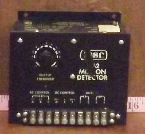 1 USED ISSC 1262-1-L-N-B .5-1000 SEC MOTION DETECTOR