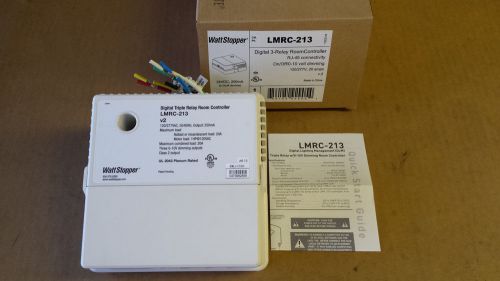 Watt stopper lmrc-213 digital 3-relay room controller 120/277v 0-10v dimming for sale