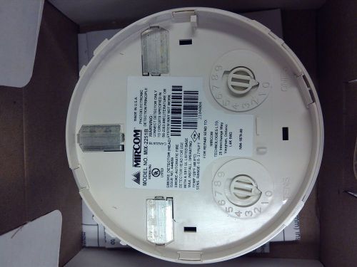 Fire Alarm, Addressable Photo smoke detector, Mircom #MIX-2251B