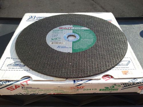 NEW 10 PACK 12&#034; X 1/8&#034; CONCRETE CUT-OFF WHEEL C24R-BF 1&#034; ARBOR TYPE 1 SAIT 23413