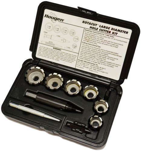 Hougen RotaCut Large Diameter Sheet Metal Cutter Kit