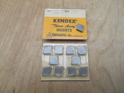 KENNAMETAL CARBIDE INSERTS , CNG 422 , K21 , 18 INSERTS