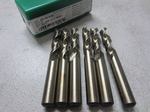 6 PTD Precision Twist Drills 25/64&#034; Parabolic Flute Screw Machine Length 060125