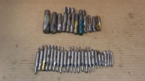 Nice Lot of 37 Assorted End Mills Cutters for Milling Machine/Lathe NO RESERVE!