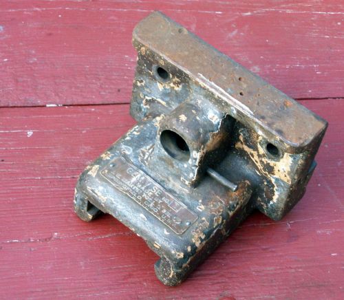 Vintage gem #2 milling machine vise part,slide jaw metal lathe,shaper,old mill for sale