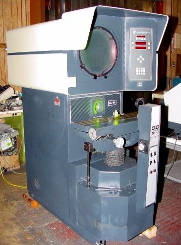 14&#034;  OGP QL-14C OPTICAL COMPARATOR, DI-METRIC DRO &amp; PROJECTRON III EDGE DETECTIO