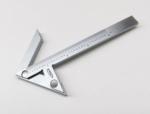 Centering square 4&#034; center gauge round bar center finder precision hardened s.s. for sale