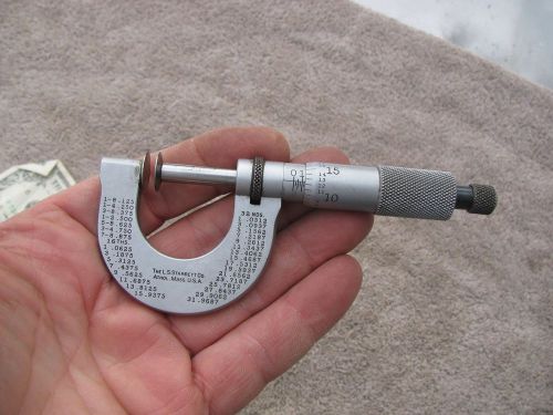 Starrett 256 disc micrometer tool for sale