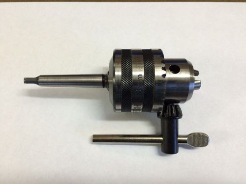 New Atlas Craftsman Lathe 1/2&#034; Capacity Drill Chuck, #1 MT Shank, Key