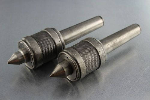 LIVE LATHE CENTERS PAIR OF 3MT SHANKS