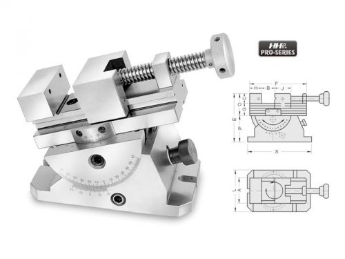 2-3/4 Inch Precision  Universal  Movement  Vise