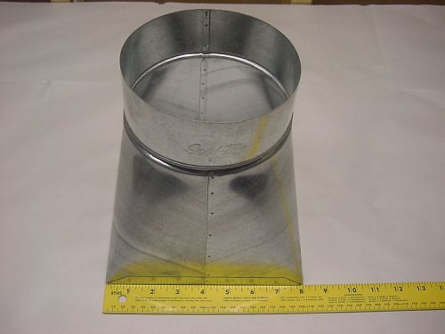 NEW - 6&#034;DUCT HOOD -  INTAKE HOOD - FUME EXTRACTOR - GALVANIZED - FUNNEL - HOPPER