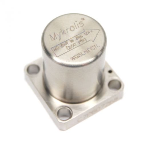 Entegris/mykrolis wgslnfc1l wafergard 1-1/8&#034; surface mount 2-port gas filter for sale