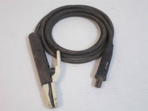 Excelene 9&#039;x600V Welding Cable w/D&amp;L  M-250 Holder &amp; Lenco LC1040 Male Connector