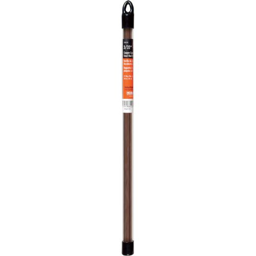 Hobart Copper-Coated Mild Steel Gas Welding Rods- 1-Lb. Pkg 3/32in Dia x 18inL