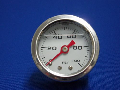 USA LINCOLN WELDER SA-200 DIRECT MOUNT OIL PRESSURE GAUGE REDFACE SHORTHOOD