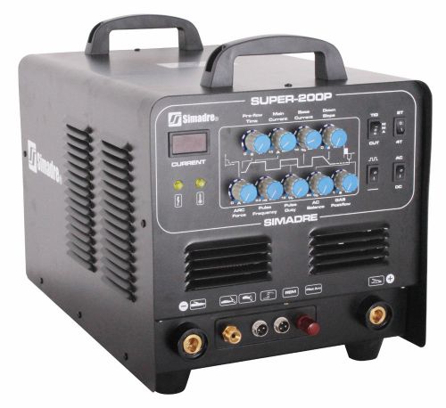 Simadre super-200p 4in1 pilot arc ac/dc tig mma plasma cutter aluminum welder for sale