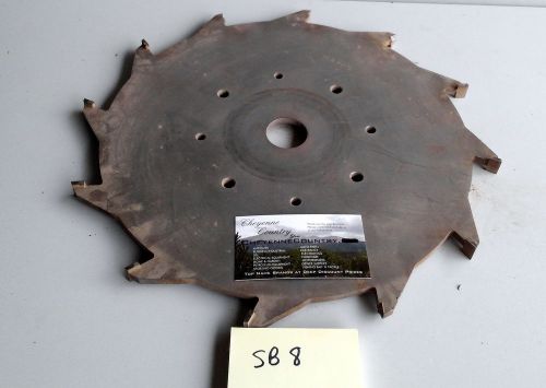 Dado sawmill saw blade 12-3/4&#034; w 1-1/4&#034; arbor for industrial sb8 for sale