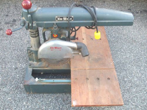 De Walt Model MBC -  Radial Arm Saw with key - Very good Working Condition