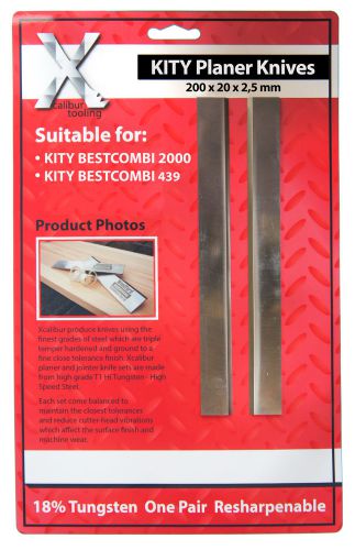 Kity 439 resharpenable hss planer blades 200202.5 for sale