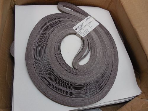 200 3M 307EA TRIZACT ABRASIVE BELTS 3/8&#034; x 120&#034; 45-GRIT FILM-LOK NEW