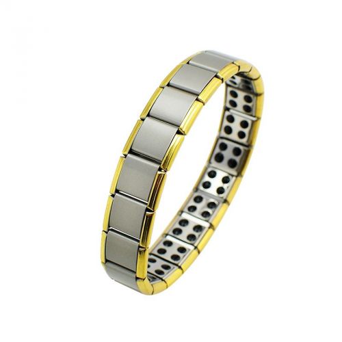 NEW GOLDEN 80 Germanium Titanium Energy Bracelet Power Bnagle Pain Relief gift