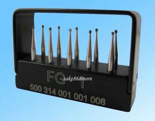 1 box sbt tungsten carbide steel round  drills/burs for high speed handpiecefg-1 for sale