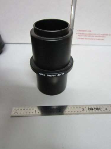 MICROSCOPE CAMERA PORT ADAPTOR WILD HEERBRUGG LEICA STEREO 40/14 BIN#F3-02