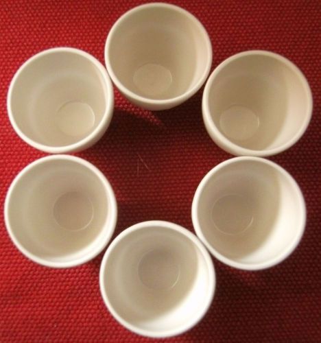 6pcs coorstek coors 60103 5ml high form ceramic crucible, 24mm dia x 20mmh   yq for sale