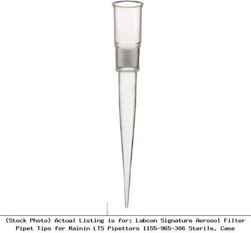 Labcon Signature Aerosol Filter Pipet Tips for Rainin LTS Pipettors 1155-965-306