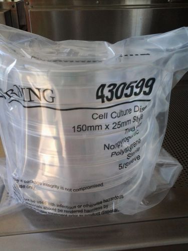 25 Corning Petri Cell Culture Dish 150x25mm Sterile Trted Non-Pyrogenic 430599