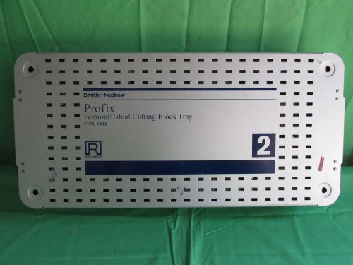 Smith &amp; Nephew Richards 7151-5002 Profix Femoral/Tibal Cutting Block Tray