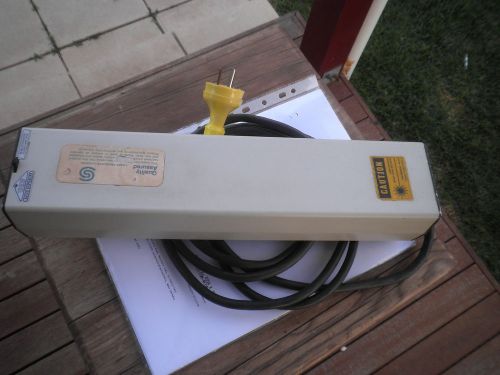 Vintage Spectra Physics laser model 155 Helium Neon 240v manual