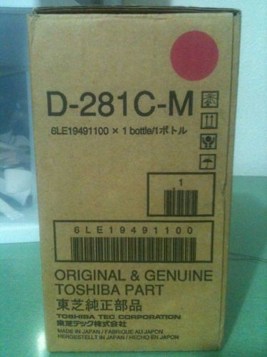 D-281c-M D-3511C GENUINE Toshiba Magenta developer for E- Studio D3511C,D-3511C