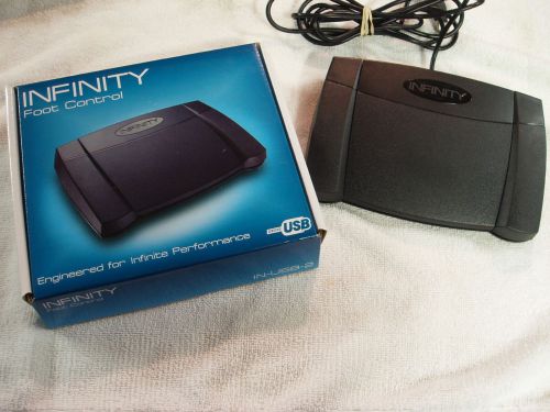 Infinity  IN-USB-2 Foot Control, NICE