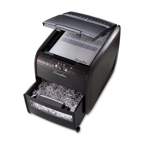 Swingline stack-and-shred automatic shredder, 60 sheet capacity. sold as each for sale