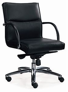 Bella Executive Leather Chair Medium Back