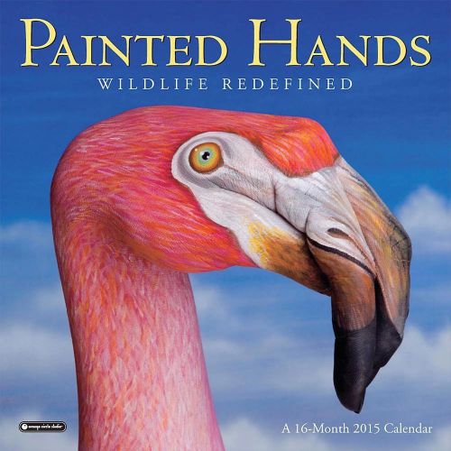 2015 Painted Hands Wall Calendar - 12X12 - NEW