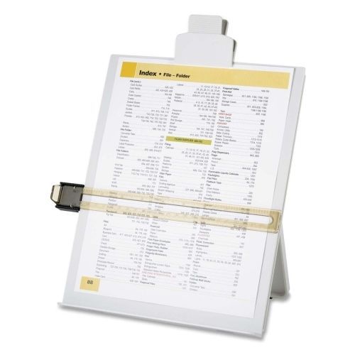 Sparco Easel Document Holder with Clip -10.4&#034;x2.3&#034;x12.5&#034; - 1 Ea - Light Gray
