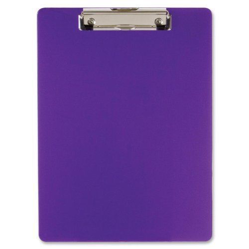 Oic Low-profile Clip Plastic Clipboard - 8.50&#034; X 11&#034; - Plastic - (oic83064)