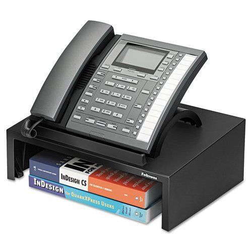 Fellowes FEL8038601 Designer Suites Telephone Stand 13&#034; x 9-1/0&#034; x 4-2/5&#034; in Bla