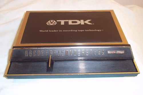 Vintage TDK Rolodex Flip Phone Number /Address Index Mad Men Mid Century Modern