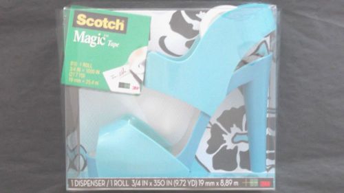 SCOTCH SANDAL SHOE TAPE DISPENSER WITH MAGIC TAPE W/1 MAGIC ROLL  3/4 ” X 1000”