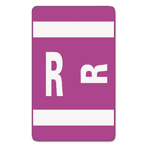 Alpha-z color-coded second letter labels, letter r, purple, 100/pack for sale