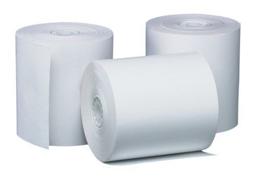 Single-ply thermal paper rolls, 3&#034; x 230 ft, white, 50/carton for sale