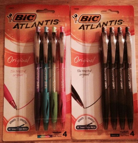 LOT OF 2 BIC ATLANTIS PENS