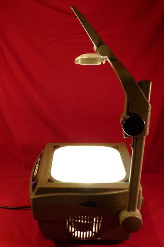 APOLLO OVERHEAD PROJECTOR &#034;HORIZON 2&#034; W 2 BULBS+ FOLD DOWN ARM