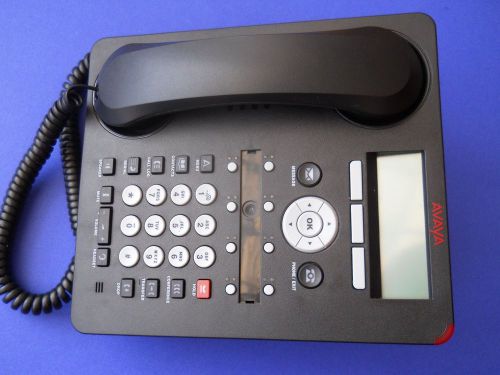 AVAYA 1608D01A-003 VoIP PHONE BLACK 700415557 Serial#09WZ39652439